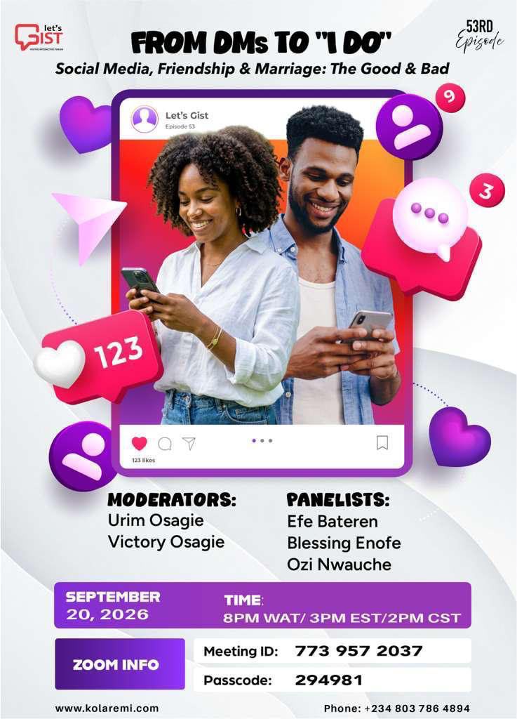 Let's Gist Episode 53 is LIVE